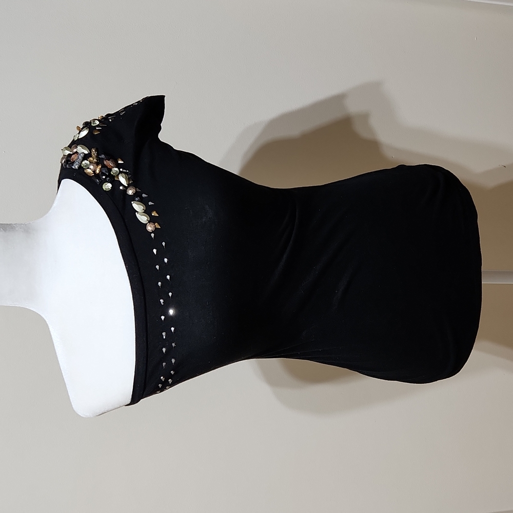 One sleeve bling tee